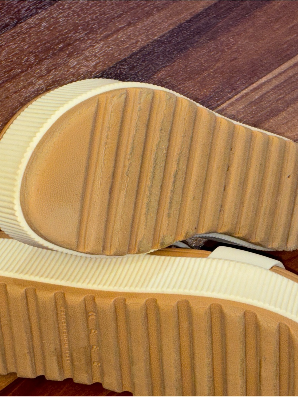 Reef Water Vista Higher Women's Platform Sandals Cloud Size 8W Beige - Picture 7 of 8